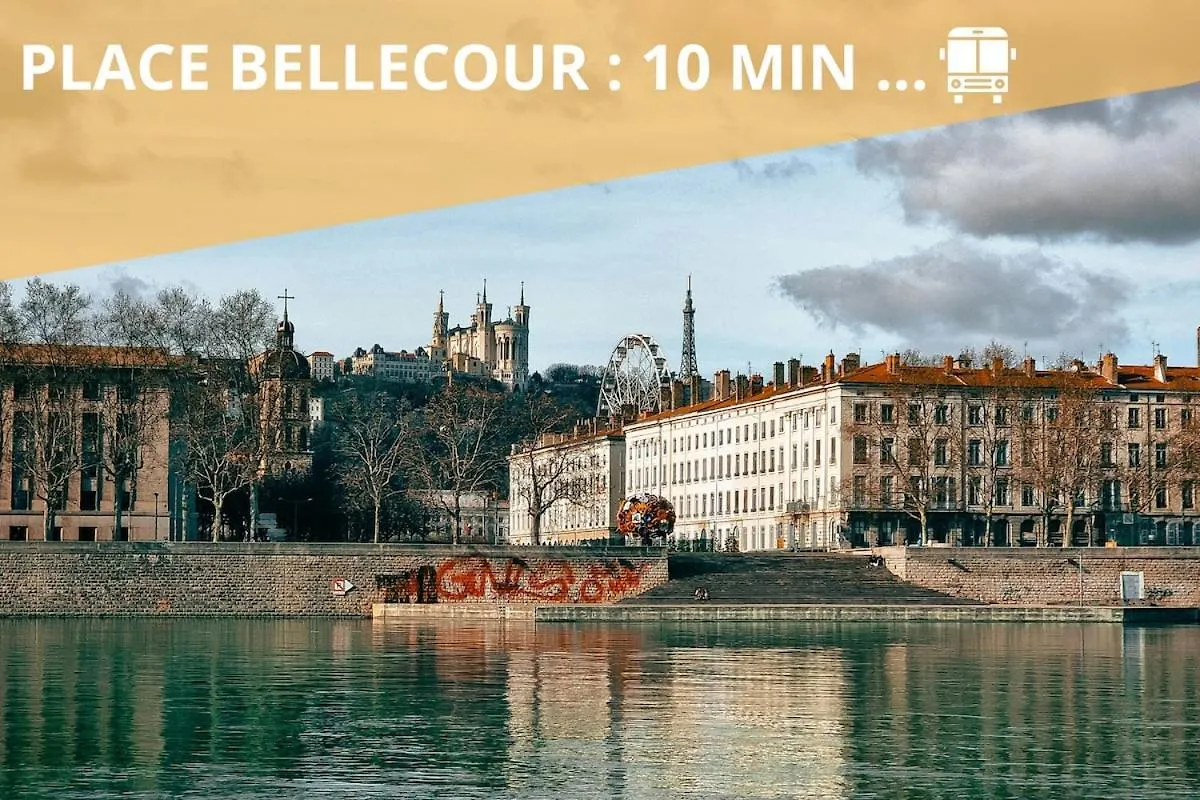 Appartement Duplex Cosy-Wifi-Parking-Netflix-Lyon 9